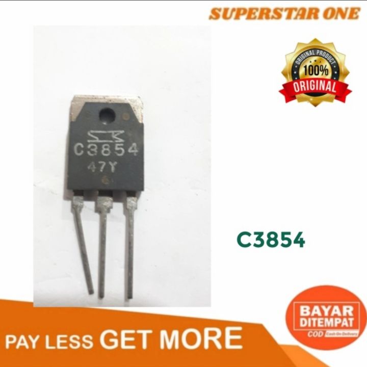 Transistor 2SC3854 (C3854) – Nuovo Di Zecca, Componente Generico Di Alta Qualità Per Riparazioni Elettroniche