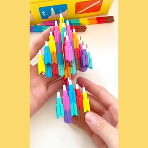 12Pcs Detachable pencil set magic pencil school supplies Stationery pencil for kids cute