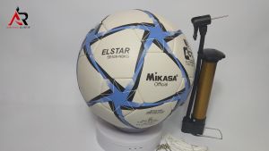 Bola Sepak Size 5 MIKASA ELSTAR Jahit Mesin Lokal Premium PU Empuk