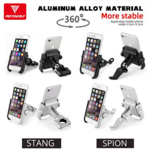 Holder HP Spion Motor Motowolf Holder Stang Motor 360 Almunium Alloy