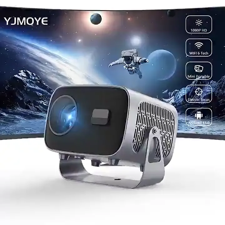 【Local Transport】4K Projector A10 Ultra HD 1080P Projector Compact Portable Android 13.0 Built-in Netflix 360° Home Theater