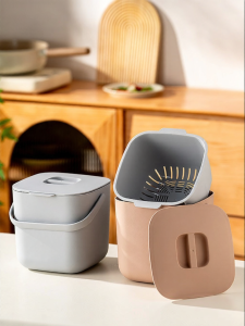 onlycook | Wet and Dry Separation Kitchen Trash Can