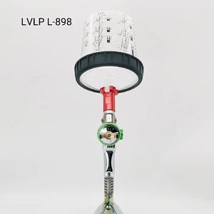 1.3mm LVLP Spray L-898 Stainless Steel Gravity Feed Spray With 600cc Cup LVLP Professional Airbrush Paint Spray