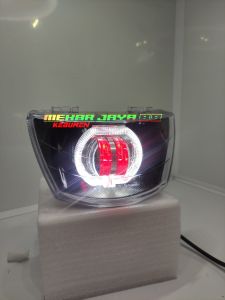 REFLEKTOR LAMPU UTAMA DAYMAKER BILED FIZR FEGA LAMA 2 LENSA