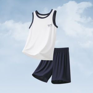 YINGXIAOYA | Cool Sensation Summer Childrens Modal Sleepwear Boys Air Conditioning Clothing Girls Outfit Sports Set