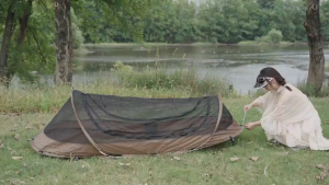 Camping Tent Outdoor Quick Opening Lightweight Single Shelter Anti Mosquito Hiking Portable Field tent for Double people