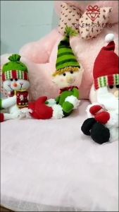 Aksesoris Wine Natal - Sarung Botol Wine - Dekorasi Christmas LL120