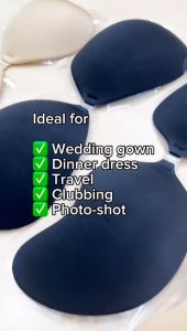 KND Breathable Bra Strapless Nubra Silicone Bra Seamless Nipple Cover Adhesive Push Up Bra Dress Ready Stock Mango Bra胸贴