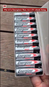 Combo 10 viên pin tiểu AA 1.5V Energizer Max Alkaline E91 chính hãng