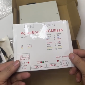 JTAG PowerBox Works Openport J2534 JTAG Power Box Connectors อะแดปเตอร์เต็มรูปแบบทํางาน 3 โหมด LED สีเขียว