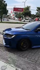 Toyota Vios 2023-Present Fog Lamp Cover With Led Drl Day Light + Running Signal Front Bumper Left & Right