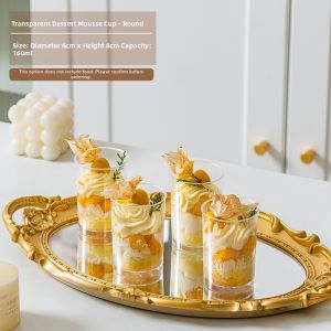 Commercial Single-use Dessert Cups Transparent