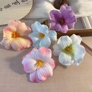 【 In Stock 】New womens floral hair clip with fresh and sweet side bangs for vacation photography and hair accessories Klip rambut bunga perempuan 花朵发夹
