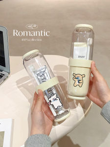 Portable Travel Childrens Toothbrush Cup Set Doggie Toothbrush Holder Storage Box Cartoon Plastic Bathroom Accessories