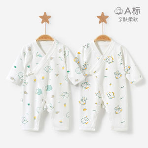 Pure Cotton Spring Autumn Newborn Baby Clothes Thin Long Sleeve Romper Cover Belly for 0-3 Months Old Babies Boy Girl
