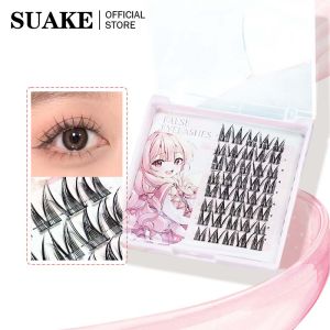 SUAKE 8 Rows False EyelashesUltra-Large Capacity Comfortable Fake Eyelashes for Womens Group