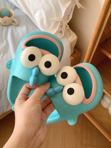 Slip-resistant Cartoon Clownfish Summer Sandals for Kids Bathroom Slippers Parent-Child Home Use Anti-slip Boys Girls Shoes
