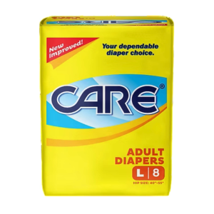 Care Adult Diapers Large 8