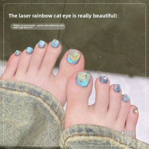 CHUBEISHI | Blue Nail Gel Aurora Cat Eye Toe Whitening High-end Laser Nail Polish