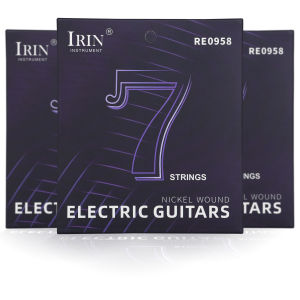 IRIN | IRIN RE0958 7-String Electric Guitar Strings Hexagonal Steel Core Nickel Steel Wound Strings Guitar Parts & Accessories