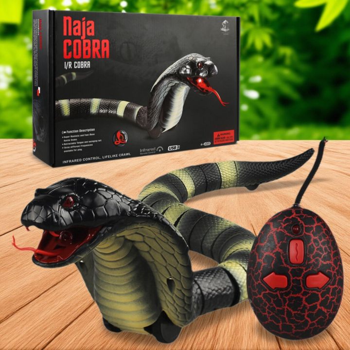 Remote Control Cobra Electric Toy Artificial Animal Spoof Centipede ...