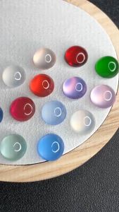 (LINK 1)(10 hạt) Hạt tròn nhựa giả đá mắt mèo size 4-8mm nguyên liệu làm sản phẩm thủ công đính kết...Nguyên liệu DIY