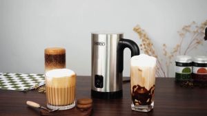 Máy đánh sữa tạo bọt Nóng và Lạnh 4 trong 1 thương hiệu HiBREW M3A - Công suất 500W - Bảo Hành 12 Tháng