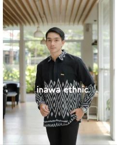 READY STOK - tenun dress wanita - dress tenun - gamis tenun terbaru - couple tenun kondangan