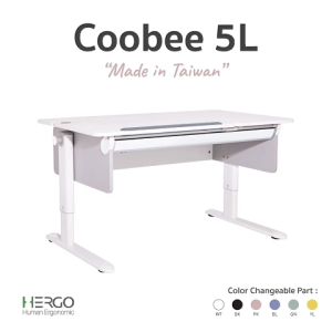 โต๊ะเขียนหนังสือเด็กเพื่อสุขภาพ Singbee รุ่น Coobee 5L (ราคารวมส่งใน​ กรุงเทพฯ เเละปริมณฑล)​