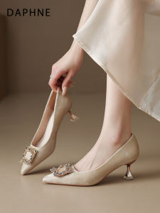 Daphne | Comfy Slim Heel Pumps Shoes