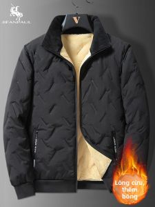 JIFANPAUL | Warm Windproof Large Size Mens Jacket Stand Collar