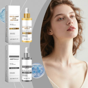 เอสเซนส์ผลัดเซลล์ผิวขาวกระจ่างใส แบล็ครाइซ แอมพูล สครับขัดผิวหน้าและผิวกายแบบอ่อนโยน ขจัดเซลล์ผิวที่ตายแล้ว เซรั่มบำรุงผิวหน้า