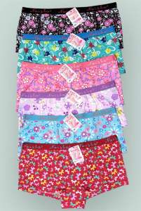 6PCS Boyleg for Womens Floral Boxer Cotton Spandex Modal Fabric Comfortable Breathable Underwear