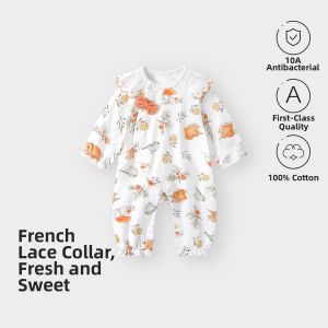 TONGLIANCHUXIN | Cute Long Sleeve Cotton Baby Bodysuit