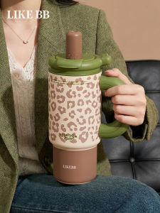 LIKE BB | High Capacity Straw Thermos Cup Female