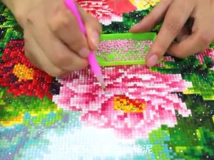 74pcs DIY Diamond Painting Kits 5D Mosaic Painting Set Beginner Diamond Painting Tools