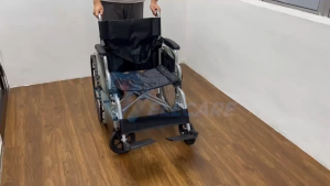 [Same-Day Delivery] Foldable Detachable Armrest and Footrest (DAF) Lightweight Wheelchair