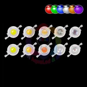 Đèn Led Luxeon Senyang 1W CHÍNH HÃNG 100% siêu sáng chip LED kết xuất màu cao tối ưu hóa điện năng tăng độ bền tuổi thọ. Combo 2 LED