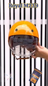 Nón Bảo Hiểm 1/2 Đầu ROYAL M239  Kính Dấu /Bảo Hành 12 Tháng.