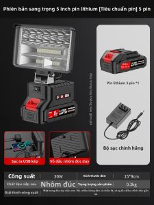 Fogo | Đèn Làm Việc Đa Năng Pin Lithium Di Động