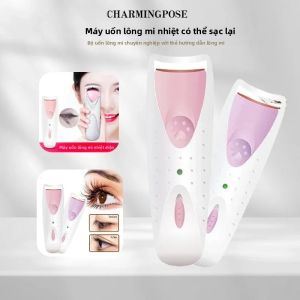 Máy Uốn Mi Bằng Điện Có 2 Thẻ Mi Tự Động Uốn Cong Lâu Dài Công Cụ Uốn Mi An Toàn Thiết Bị Ấm Áp Cho Đôi Mắt Đẹp