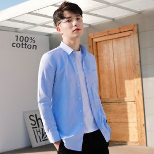 Boman | Áo Sơ Mi Cotton Thời Trang Nam Ôm Sát Casual