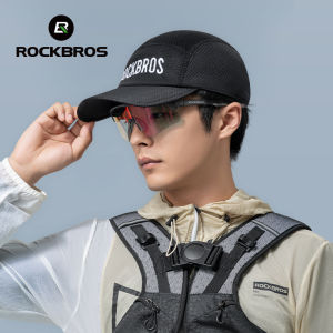 ROCKBROS Mũ Lưỡi Trai lưới thoáng mát mau khô Mũ che nắng Kem chống nắng chu vi đầu điều chỉnh được phụ nữ nam Hip hop mũ Mũ bóng chày