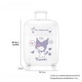 กระเป๋าเดินทาง Sanrio Hello Kitty ขนาด 20 นิ้ว กระเป๋าเดินทางแบบถือสำหรับเด็กและเยาวชน กระเป๋าเดินทางแบบมีล้อสำหรับเด็กและเยาวชน กระเป๋าเดินทางสำหรับผู้หญิง. 