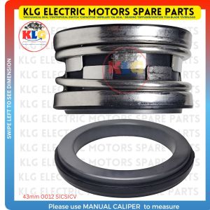 Water pump shaft seal 43mm 0012 SICSICV | Mechanical seal