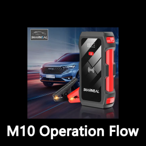 จั้มสตาร์ทรถยนต์ 12V ชาร์จรถยนต์แบบพกพา จั้มสตาร์ท รถยนต์ เครื่องชาร์จรถยนต์แบบพกพา Car แบต digital display สะดวกพกพา เหมาะสำหรับสถานการณ์ฉุกเฉินการขับขี่รถยนต์ทุกแบบ