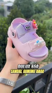 Sepatu Sandal Anak Perempuan Sendal Gunung Bayi Balita Usia 6-11 Bulan 3 4 5 6 Tahun Dulux 650 25-30