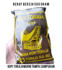 kopi toraja bubuk asli 500gram