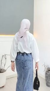 Theana Rok Jeans Cargo Highwaist / Rok Skirt Theana Jeans Terbaru