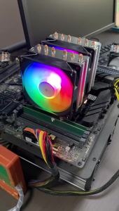 Tản Nhiệt CPU RGB Làm Mát Bằng Không Khí Với Quạt Kép 90mm 6 Ống Dẫn Nhiệt Quạt 4pin/PWM Dành Cho LGA2011 115x 1200 1700 X79 X99 AMD AM3 AM4